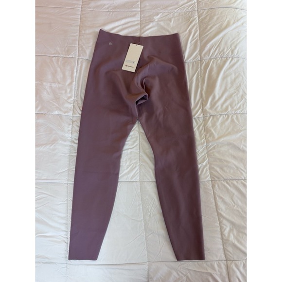 NEW Lululemon GLOW UP HR TIGHT 28" Size 14 Lavender Lux Workout Shaping NWT - Picture 8 of 10